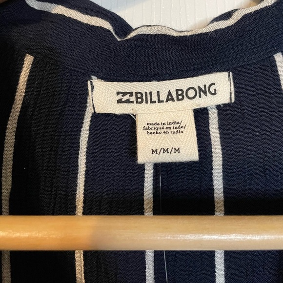 NWT Billabong ‘Tropical Crush’ vertical striped crop top sz M - Picture 4 of 8